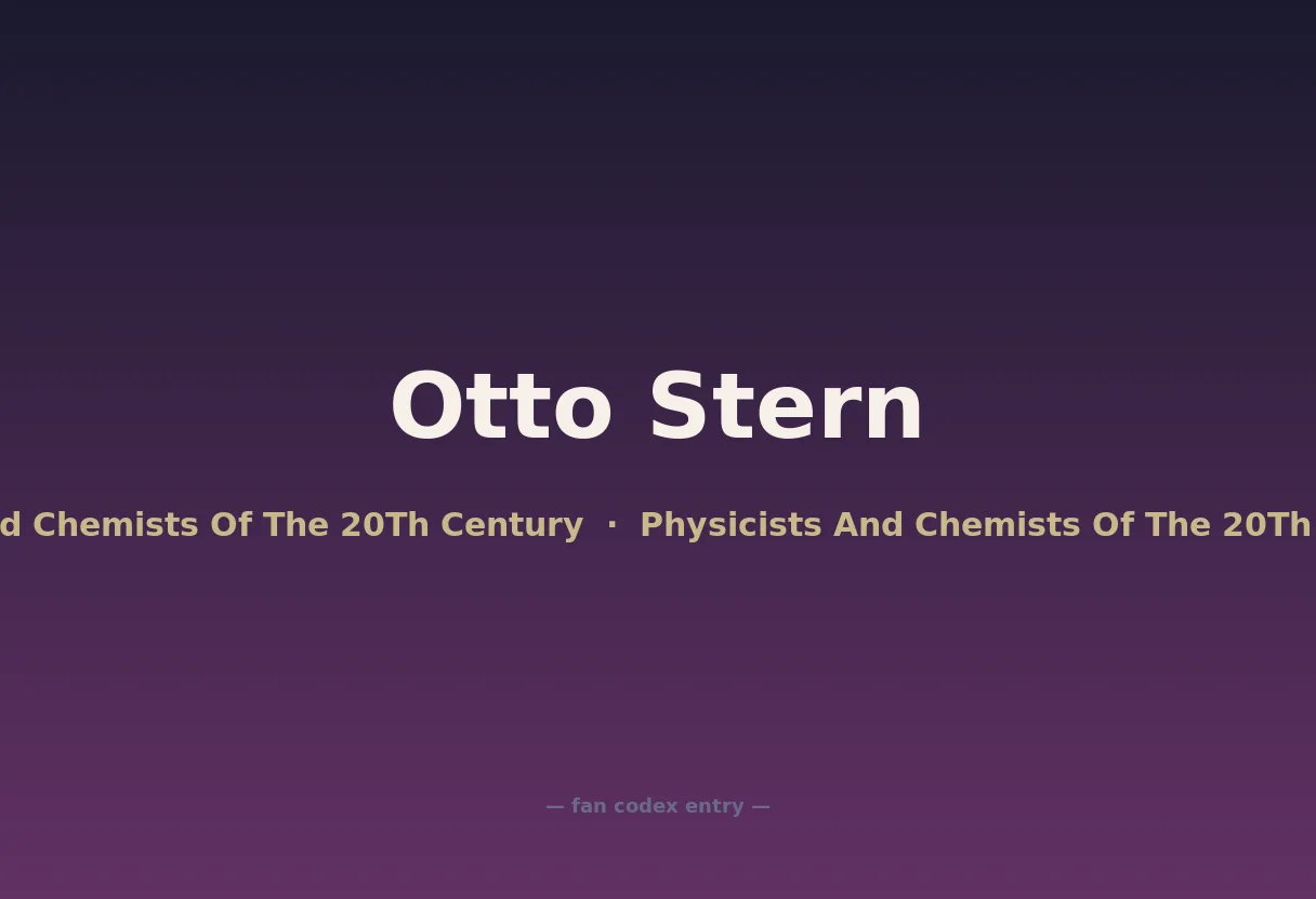 Otto Stern