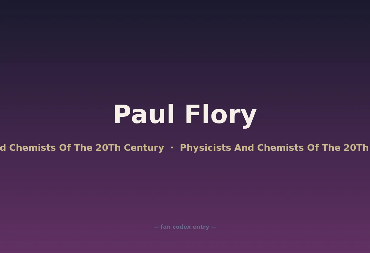 Paul Flory