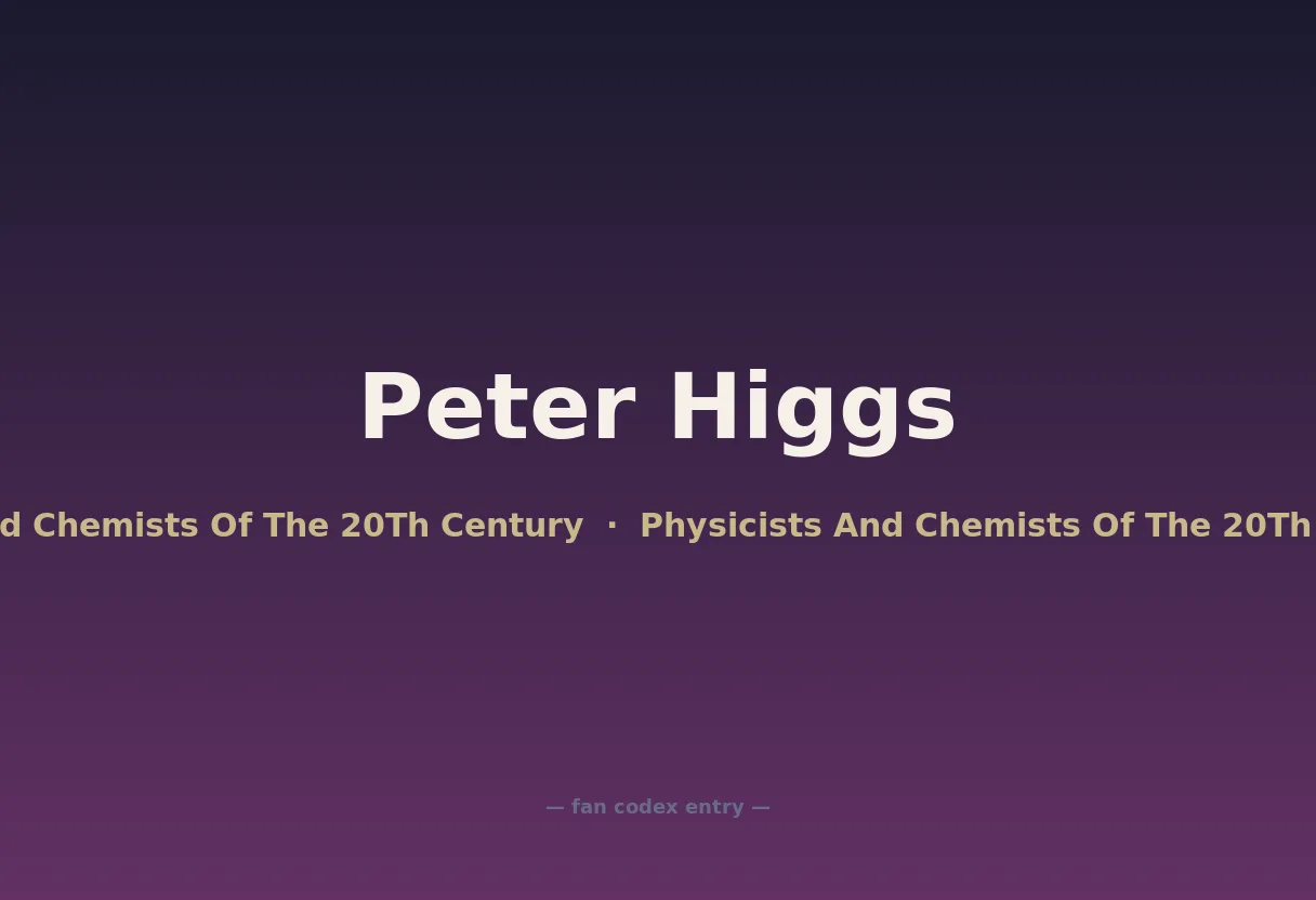 Peter Higgs